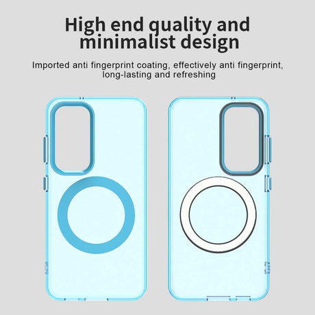 Husa de protectie Techsuit CandyCase MagSafe compatibil cu Samsung Galaxy S23, Albastru