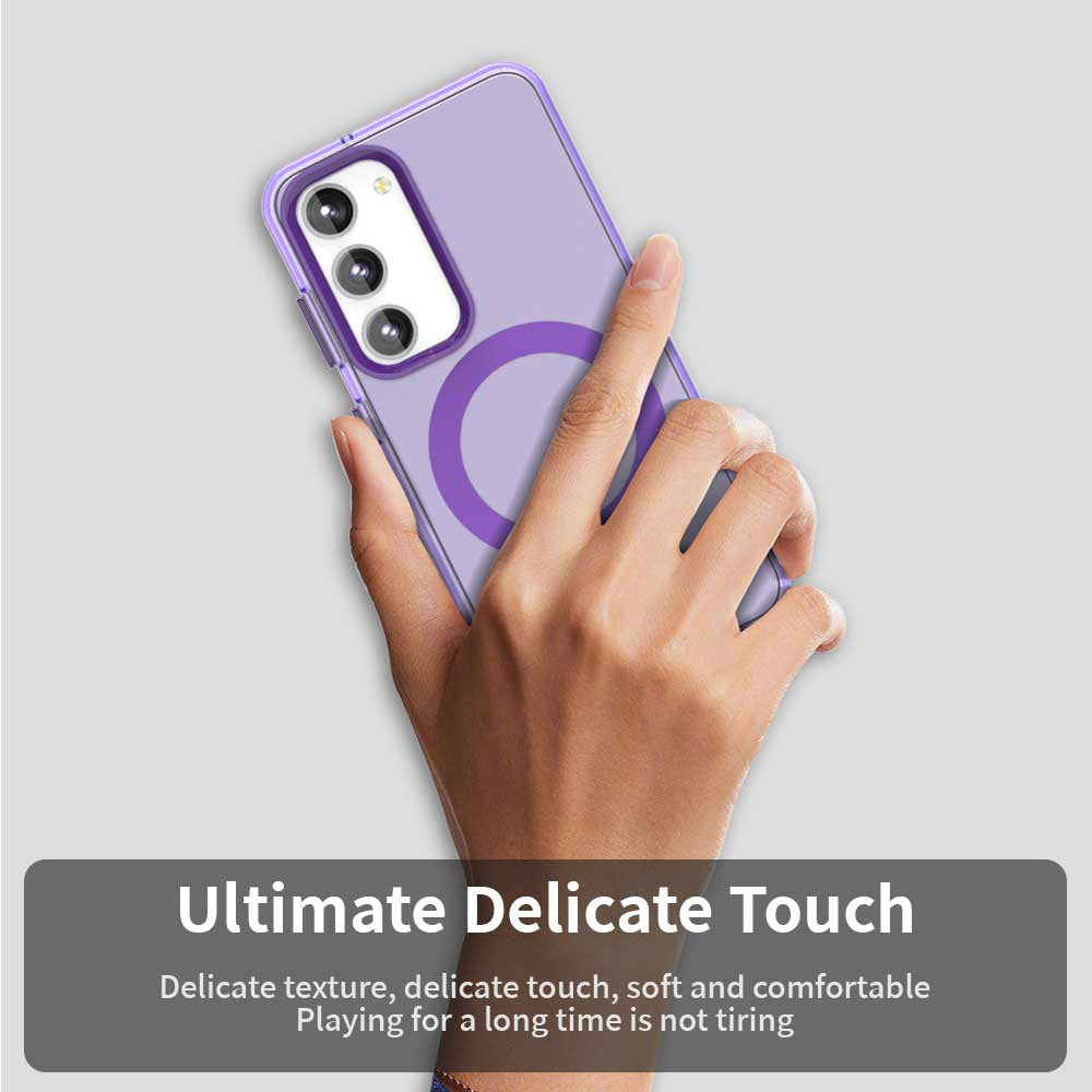 Husa de protectie Techsuit CandyCase MagSafe compatibil cu Samsung Galaxy S23, Mov