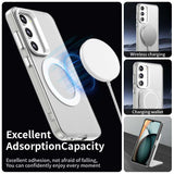 Husa de protectie Techsuit CandyCase MagSafe compatibil cu Samsung Galaxy S23 Plus, Alb