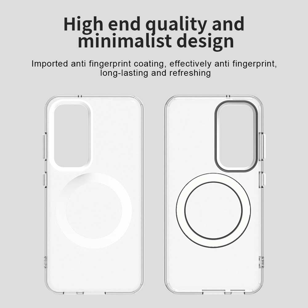 Husa de protectie Techsuit CandyCase MagSafe compatibil cu Samsung Galaxy S23 Plus, Alb