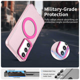 Husa de protectie Techsuit CandyCase MagSafe compatibil cu Samsung Galaxy S23 Plus, Roz