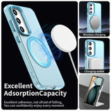 Husa de protectie Techsuit CandyCase MagSafe compatibil cu Samsung Galaxy S23 Plus, Albastru