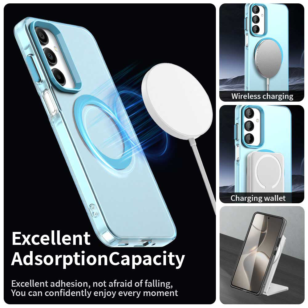Husa de protectie Techsuit CandyCase MagSafe compatibil cu Samsung Galaxy A16 4G / A16 5G, Albastru