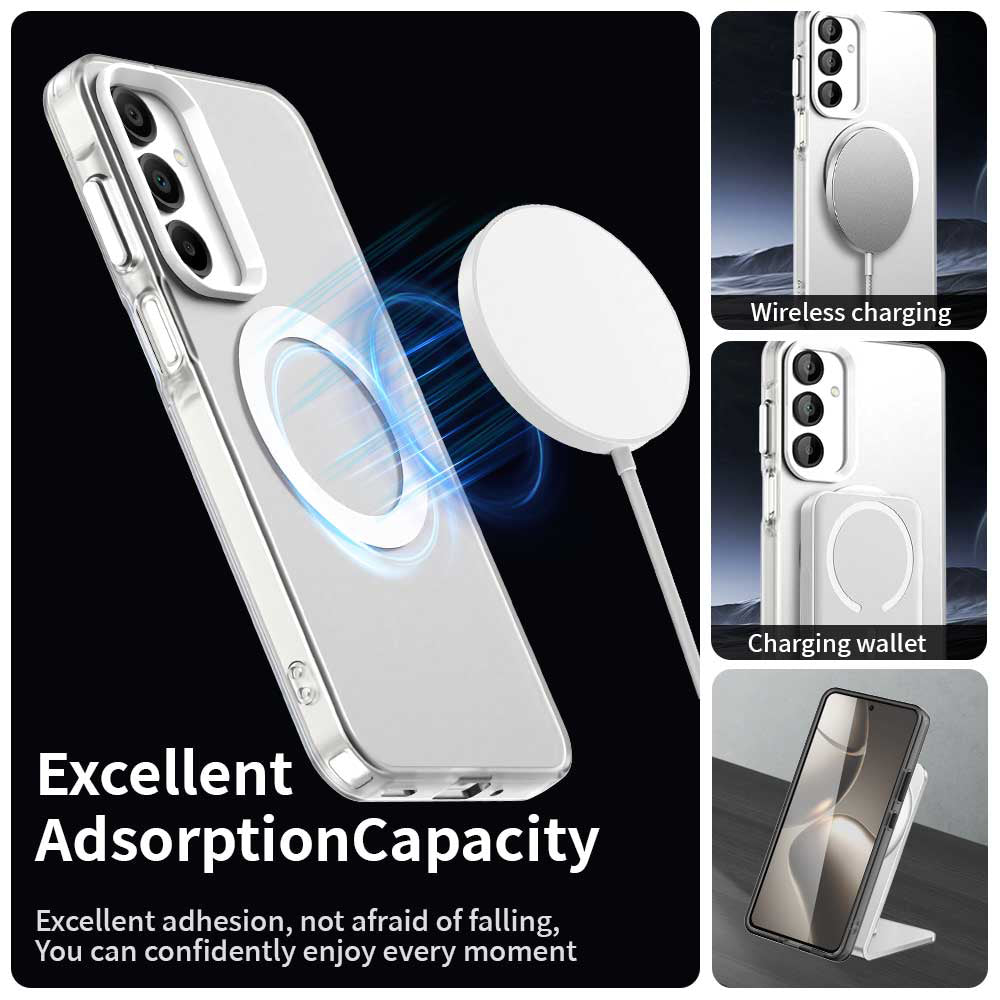 Husa de protectie Techsuit CandyCase MagSafe compatibil cu Samsung Galaxy A16 4G / A16 5G, Alb