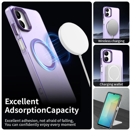 Husa de protectie Techsuit CandyCase MagSafe compatibil cu Samsung Galaxy A06, Mov