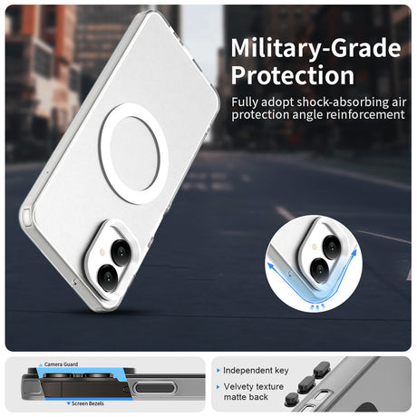 Husa de protectie Techsuit CandyCase MagSafe compatibil cu Samsung Galaxy A06, Alb