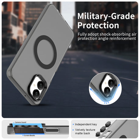 Husa de protectie Techsuit CandyCase MagSafe compatibil cu Samsung Galaxy A06, Negru