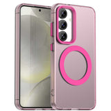 Husa de protectie Techsuit CandyCase MagSafe compatibil cu Samsung Galaxy S24 FE, Roz