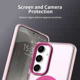 Husa de protectie Techsuit CandyCase MagSafe compatibil cu Samsung Galaxy S24 FE, Roz
