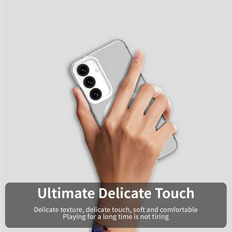 Husa de protectie Techsuit CandyCase MagSafe compatibil cu Samsung Galaxy S24 FE, Alb
