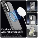 Husa de protectie Techsuit CandyCase MagSafe compatibil cu Samsung Galaxy S24 FE, Negru