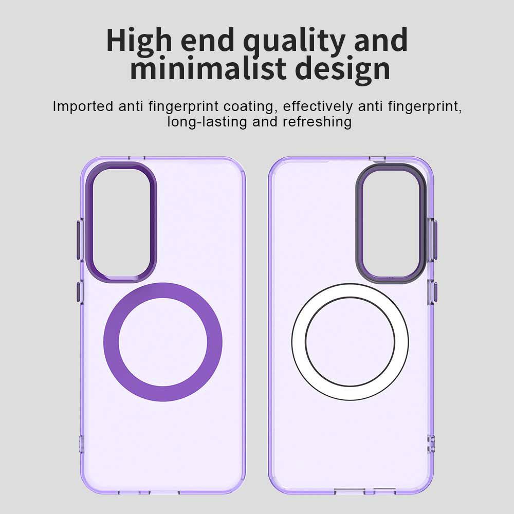 Husa de protectie Techsuit CandyCase MagSafe compatibil cu Samsung Galaxy S23 FE, Mov