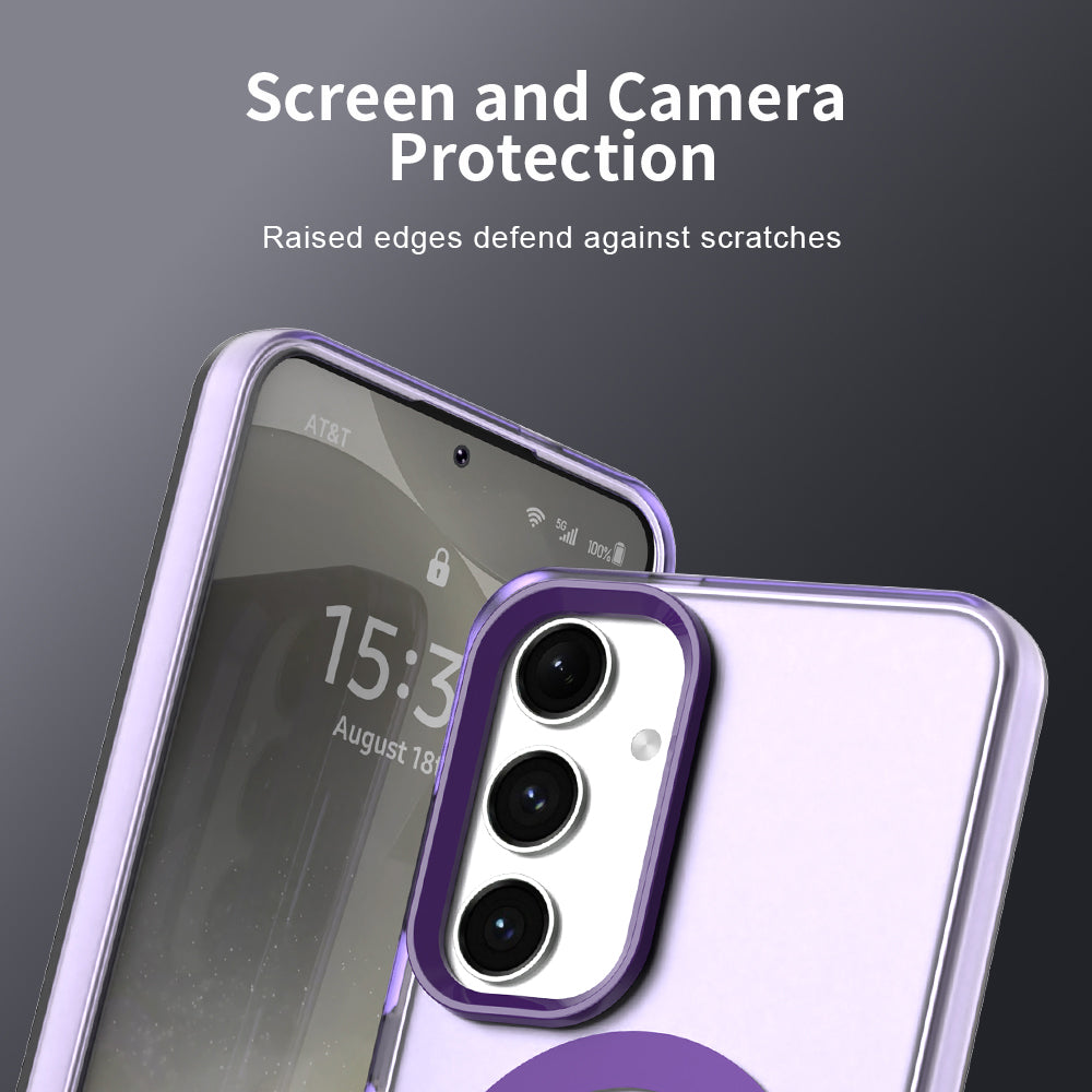 Husa de protectie Techsuit CandyCase MagSafe compatibil cu Samsung Galaxy S23 FE, Mov