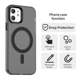 Husă Techsuit CandyCase MagSafe neagră pentru iPhone 12 și iPhone 12 Pro
