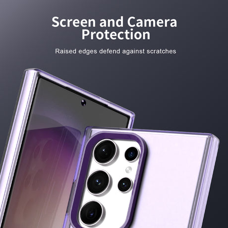 Husa de protectie Techsuit CandyCase MagSafe compatibil cu Samsung Galaxy S24 Ultra, Mov