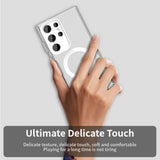 Husa de protectie Techsuit CandyCase MagSafe compatibil cu Samsung Galaxy S24 Ultra, Alb