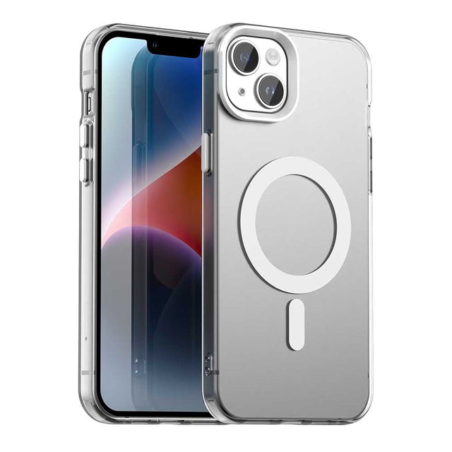 Husa de protectie Techsuit CandyCase MagSafe compatibil cu iPhone 13, Alb