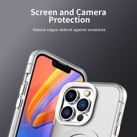 Husa de protectie Techsuit CandyCase MagSafe compatibil cu iPhone 13 Pro, Alb