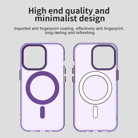 Husa de protectie Techsuit CandyCase MagSafe compatibil cu iPhone 13 Pro Max, Mov