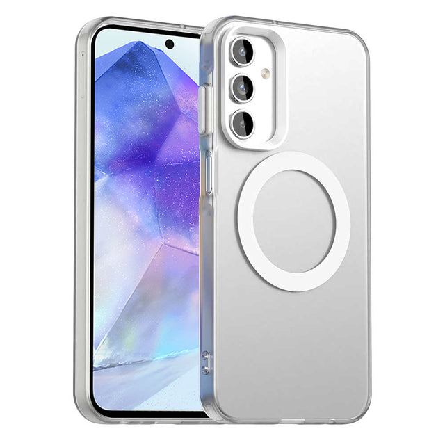 Husa de protectie Techsuit CandyCase MagSafe compatibil cu Samsung Galaxy A55 5G, Alb