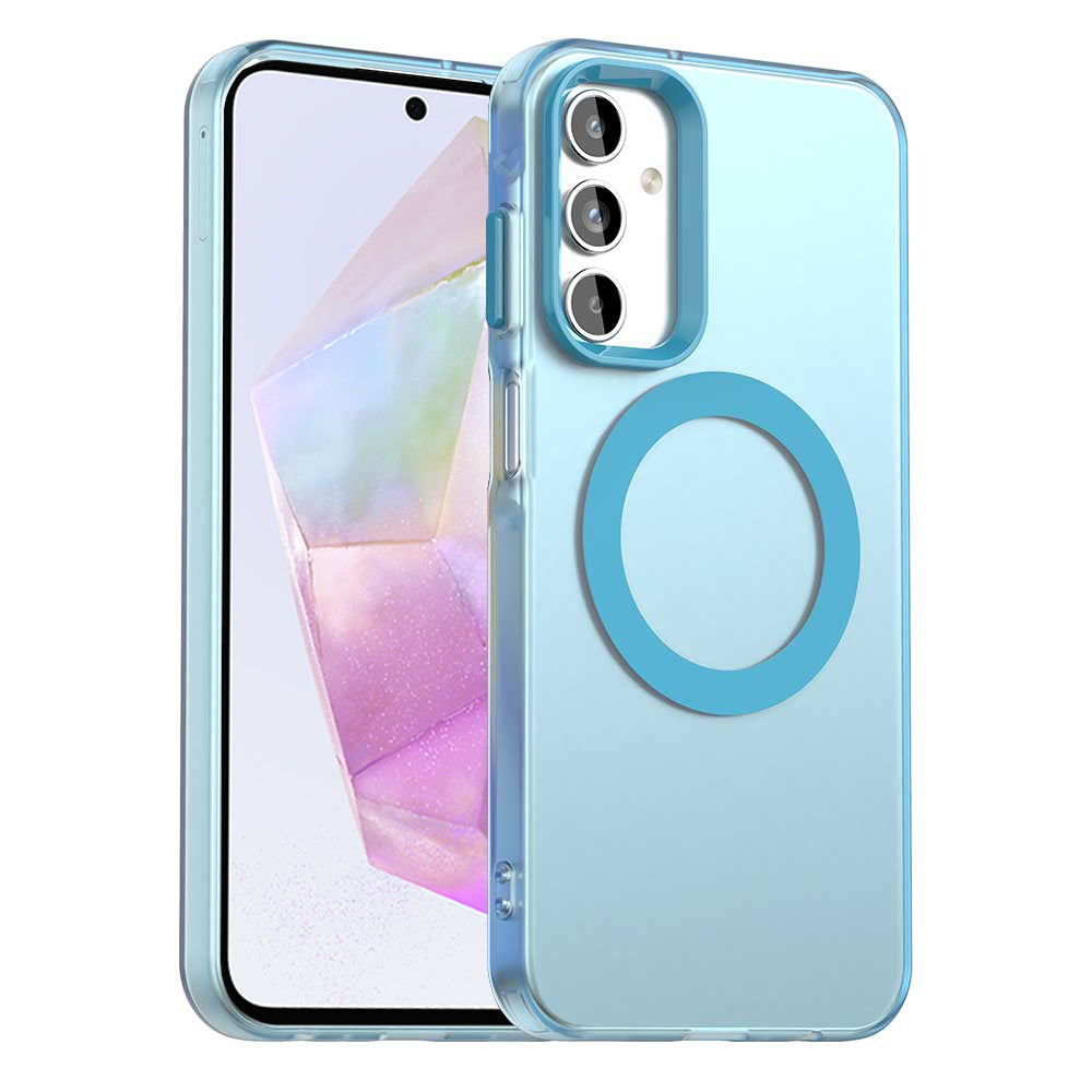 Husa de protectie Techsuit CandyCase MagSafe compatibil cu Samsung Galaxy A35 5G, Albastru