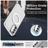 Husa de protectie Techsuit CandyCase MagSafe compatibil cu Samsung Galaxy A35 5G, Alb