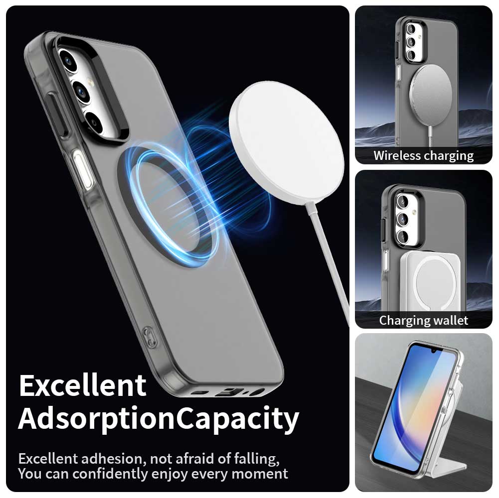 TechSuit Husa de protectie Techsuit CandyCase MagSafe compatibil cu Samsung Galaxy A35 5G, Negru – imagine 2