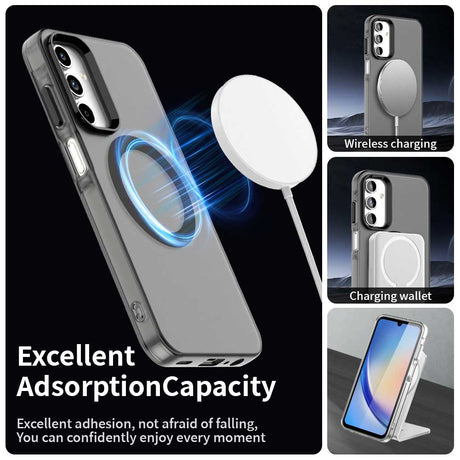 TechSuit Husa de protectie Techsuit CandyCase MagSafe compatibil cu Samsung Galaxy A35 5G, Negru – imagine 2