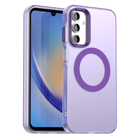 Husa de protectie Techsuit CandyCase MagSafe compatibil cu Samsung Galaxy A15 4G / A15 5G, Mov