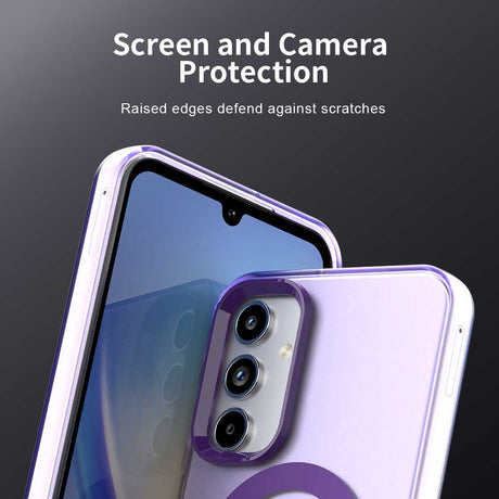Husa de protectie Techsuit CandyCase MagSafe compatibil cu Samsung Galaxy A15 4G / A15 5G, Mov