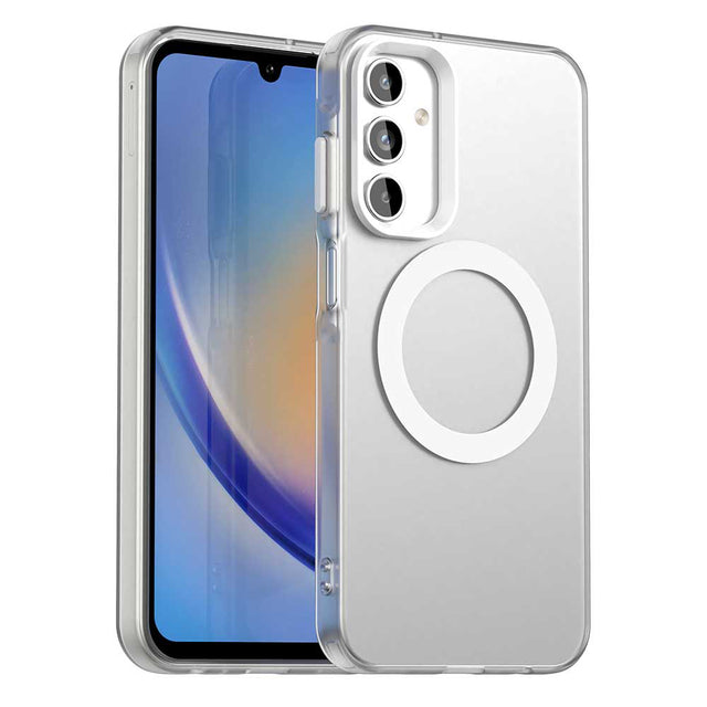 Husa de protectie Techsuit CandyCase MagSafe compatibil cu Samsung Galaxy A15 4G / A15 5G, Alb