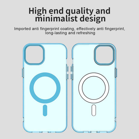 Husa de protectie Techsuit CandyCase MagSafe compatibil cu iPhone 15, Albastru