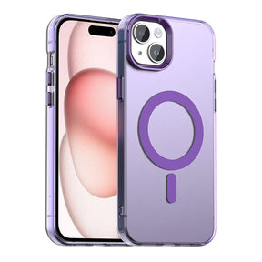 Husa de protectie Techsuit CandyCase MagSafe compatibil cu iPhone 15, Mov