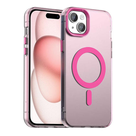 Techsuit CandyCase MagSafe rózsaszín tok iPhone 15 Plus készülékhez