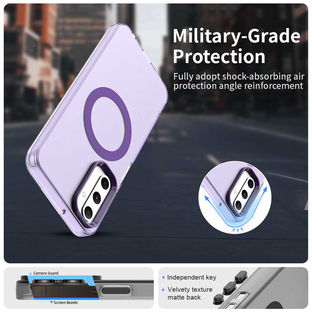 Husa de protectie Techsuit CandyCase MagSafe compatibil cu Samsung Galaxy A05s, Mov