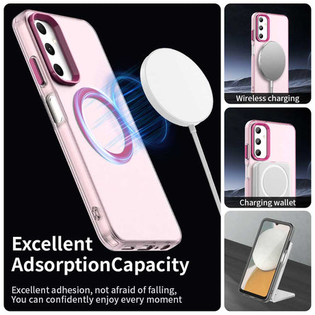 Husa de protectie Techsuit CandyCase MagSafe compatibil cu Samsung Galaxy A05s, Roz