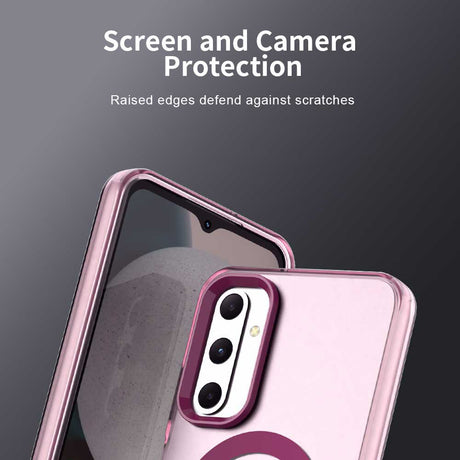 Husa de protectie Techsuit CandyCase MagSafe compatibil cu Samsung Galaxy A05s, Roz