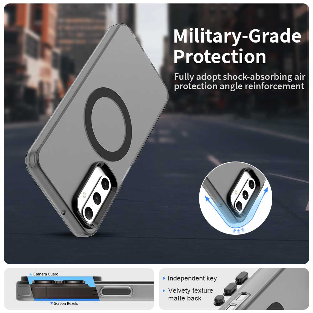 Husa de protectie Techsuit CandyCase MagSafe compatibil cu Samsung Galaxy A05s, Negru