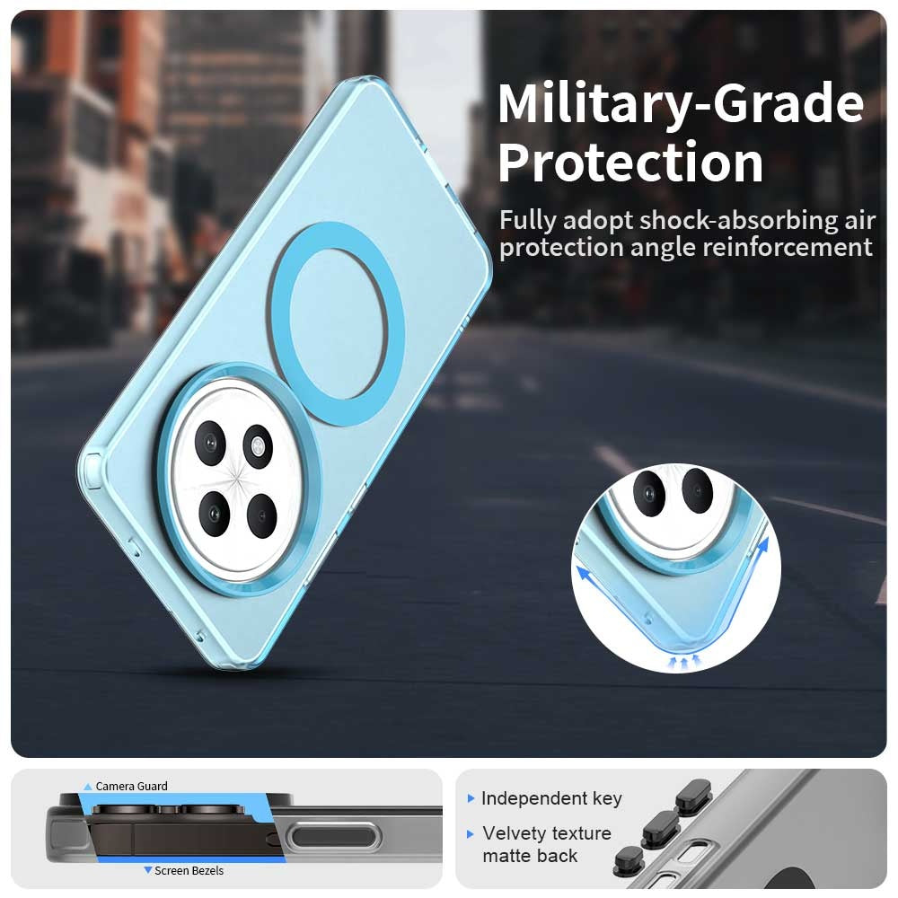 Husa de protectie Techsuit CandyCase MagSafe compatibil cu Oppo A40 4G / A60 5G, Albastru