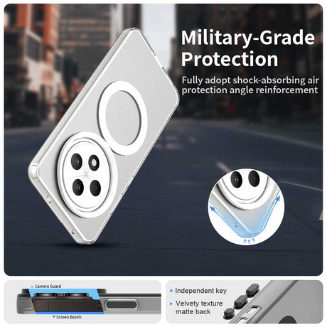 Husa de protectie Techsuit CandyCase MagSafe compatibil cu Oppo A40 4G / A60 5G, Alb