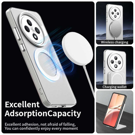 Husa de protectie Techsuit CandyCase MagSafe compatibil cu Oppo A40 4G / A60 5G, Alb