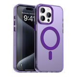 Husa de protectie Techsuit CandyCase MagSafe compatibil cu iPhone 15 Pro, Mov