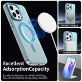 Husa de protectie Techsuit CandyCase MagSafe compatibil cu iPhone 15 Pro, Albastru