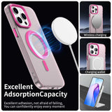 Husa de protectie Techsuit CandyCase MagSafe compatibil cu iPhone 15 Pro, Roz