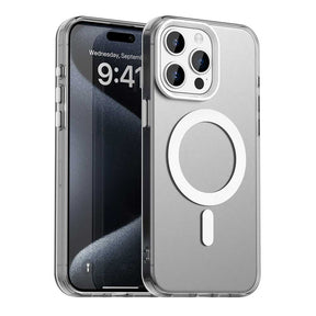 Husa de protectie Techsuit CandyCase MagSafe compatibil cu iPhone 15 Pro Max, Alb