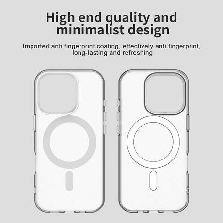 Husa de protectie Techsuit CandyCase MagSafe compatibil cu iPhone 15 Pro Max, Alb