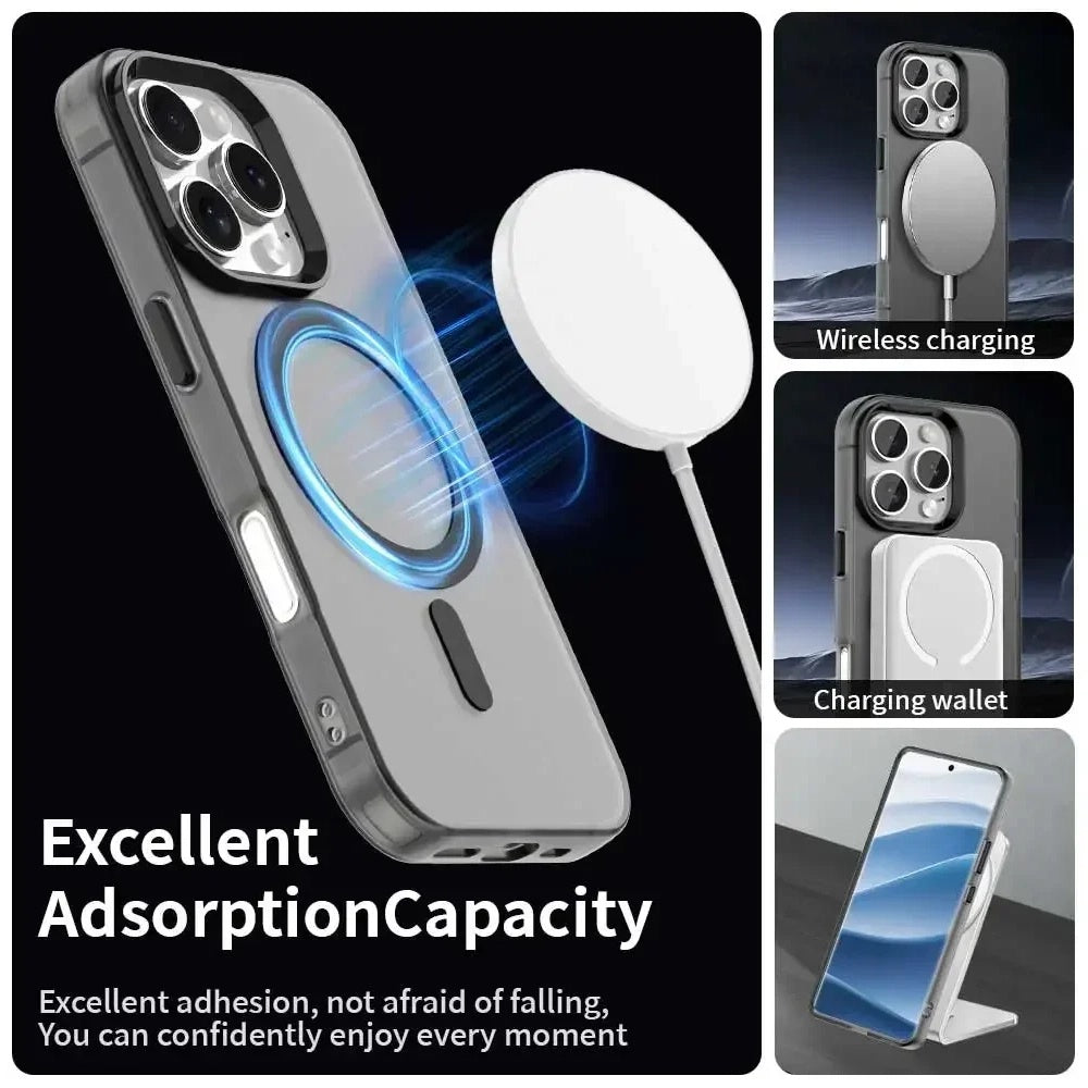 Husa de protectie Techsuit CandyCase MagSafe compatibil cu iPhone 16 Pro, Mov