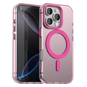 Husa de protectie Techsuit CandyCase MagSafe compatibil cu iPhone 16 Pro Max, Roz