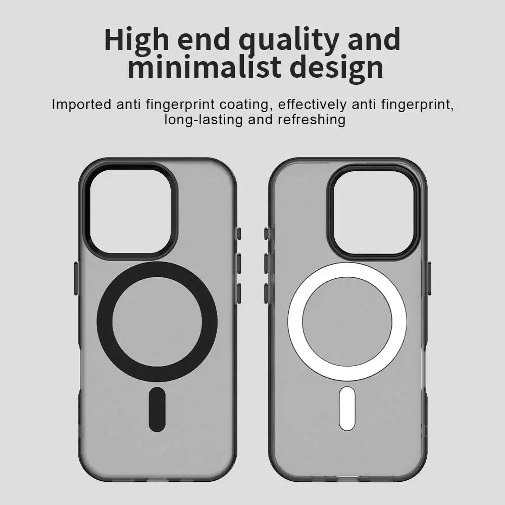 Husa de protectie Techsuit CandyCase MagSafe compatibil cu iPhone 16 Pro Max, Alb