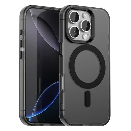 Techsuit CandyCase MagSafe fekete tok iPhone 16 Pro készülékhez